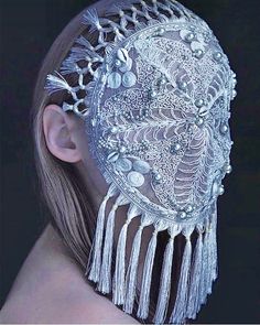 Fancy Mask, Robber Costume, Instagram Mask, Embroidered Mask, Mask Aesthetic, Face Veil, Under Your Spell, Face Jewellery, Lace Mask