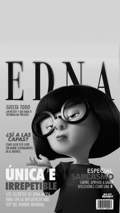 a magazine cover with an animated character on it