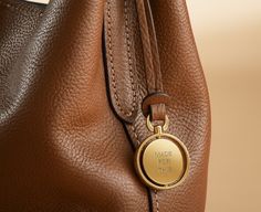 Jessie Leather Small Bucket Crossbody Bag - ZB11002200 - Fossil Small Buckets, Handbag Heaven, A Script, Engraved Gifts, Leather Bucket, Bag Handle, Script Font, Small Leather Goods, Leather Fashion