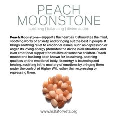 Peach Moonstone Crystal Meaning, Peach Moonstone Meaning, Peach Gemstones, Crystal Prescriptions, Crystals 101, Crystals Properties, Witch Stones, Orange Gemstones, Balance Chakras