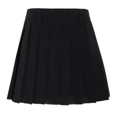 Pleated Raw-Edge Mohair Mini Skirt- Black- Sz It 36. Perfect Condition. Miu Miu Fitted Summer Skirt, Spring Season Fitted Miu Miu Mini Skirt, Chic Miu Miu Skirt For Spring, Elegant Black Mini Tennis Skirt, Miu Miu Skirt For Spring Workwear, Chic Lined Skirt By Miu Miu, Chic Miu Miu Skirt For Workwear, Chic Miu Miu Skirt For Work, Elegant Miu Miu Skirt