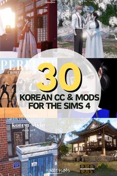 korean c & mods for the sims 4