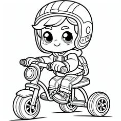 Cute bicycle coloring page Bicycle Trailers, Bicycle Art, Bicycle Design, 3d Illustration, Adult Coloring Pages, Coloring Page, Digital Illustration, Coloring Pages