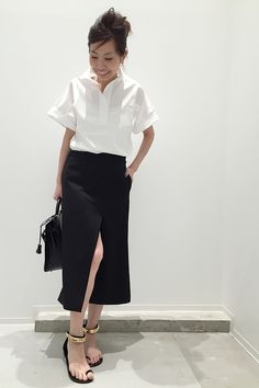 L'Appartement DEUXIEME CLASSE スナップNo18594 メインカット Summer Office Outfits, Office Outfit, Style Crush, Tres Chic, Office Style, Fashion Books, Office Fashion