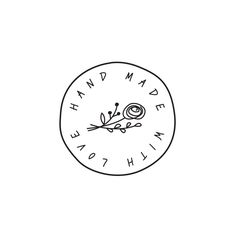 the logo for handmade with love, an artisan brand that is currently in development