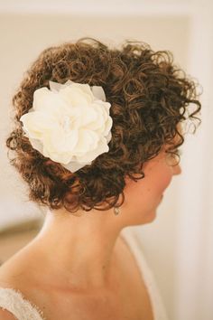 natural curl updo - wedding potential Natural Curl Updo, Curl Updo, Prettiest Colors, Curled Updo, Updo Wedding, Long Island Wedding, Bridal Hair Flowers, Hair Flower