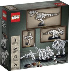 the lego dinosaur set is in its box