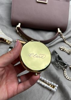 This portable pocket mirror is hand engraved and serves as the perfect keepsake for birthdays, bridesmaids and any special occasion!  The engraving is done by hand. No laser machine or vinyl used in the creation of this personalized item.  MATERIAL Shape: Round Material: Metal Product Size: 2.5"L x 2.5" W Product Weight: 2.4 oz 1X and 2X magnification mirrors  ORDERING PROCESS Contact me with any questions. If you are in Houston, Texas, local pick up can be arranged and shipping cost will be adjusted after purchase.  If you have no other questions, add your desired quantity variation to your cart. If the quantity needed is not available, let me know and I will update the listing to accommodate your quantity needs. *No proofs are available. The final engraving design will be artist's design Compact Engraved Collectible Jewelry, Cricut Compact Mirror, Personalized Pocket Mirror, Mini Pocket Mirror, Engraved Compact Mirror, Cosmetic Mirror, Pocket Mirror, Etsy Personalized Gifts, Compact Mirror