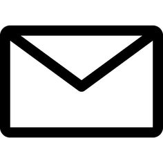 an email envelope icon on a white background