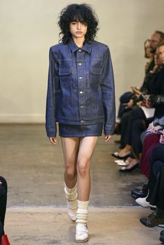 APC Autumn/Winter 2017 Ready to Wear Collection | British Vogue White Socks Outfit, Idea Books, Sock Outfits, Denim Trends, Runway Collection, Fashion Show Collection, Fall 2017, Fashion 2017, Fashion Essentials