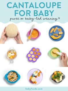 a baby's guide to cantaloupe for baby pure or baby - led weaning