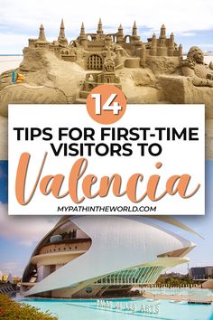 the top ten tips for first - time visitors to valalena, with text overlay