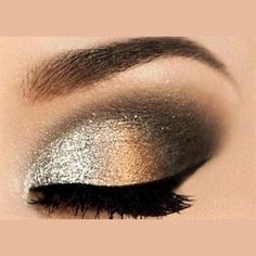 Champagne Eyeshadow, Evening Eye Makeup, Wedding Eyes, Wedding Eye Makeup, Makeup Sets, Dance Makeup, Eye Makeup Techniques, Makeup Artist Tips, Eye Makeup Pictures