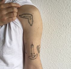 a person with a tattoo on their arm