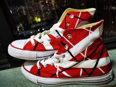 Tribute to Eddie Van Halen Custom HighTop Shoes-2 Hightop Shoes, Jordan 100, Eddie Van Halen, Van Halen