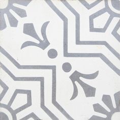 an image of a tile pattern that looks like it has been painted in gray and white