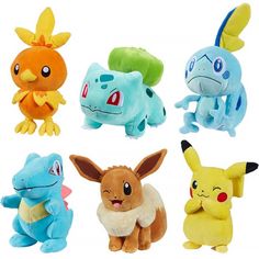 EE Distribution Toys & Games Pokémon Plush Wave 11, 8 Inches, Assortment, 1 Count Eevee Pikachu, Pokemon Lapras, Pokemon Jigglypuff, Pokemon Mew, Popular Pokemon, Pokemon Bulbasaur, Pokemon Pocket, Party Expert