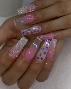 Nails Grunge, Matte Pink Nails, Pink Nail Art Designs, Halloween Acrylic Nails, Grunge Nails, Cute Acrylic Nail Designs, Pink Nail Art, Bling Acrylic Nails