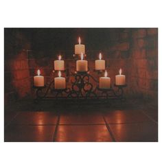 PRICES MAY VARY. Flickering Candles in a Fireplace Pre-lit with 8 LED amber lights Timer feature Candles In Fireplace, Colored Led Lights, Iron Candle Holder, Amber Lights, Wall Art Lighting, Flickering Candles, Iron Candle, Glass Lantern, Candle Flames