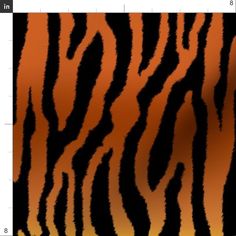 an orange and black tiger stripe pattern