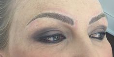 Immediately after the second session of Brow Embroidery. A striking set of brows. Brow Embroidery, Brow Tattoo, Brow Artist, Two By Two, Embroidery, Hair, Beauty