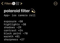 the polaroid filter app - los camera roll