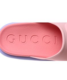 Gucci Designer Slides 5 / Pink Luxury Spring Slides, Spring Luxury Pink Slides, Platform Shoes Sandals, Designer Slides, Y2k Necklace, Y2k Party, Flip Flops Style, Hoop Charms, Baby Tees Y2k