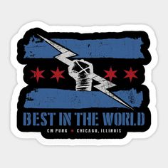 a sticker with the words best in the world and an image of a fighter plane