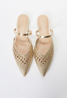 Fashion Shoes Flats, Evening Flats, Rhinestone Flats, Blue Nail Designs, Wedding Flats, Flat Shoe, Wedding Guest Shoes, Blue Nail, Gold Flats