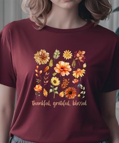 Wrap yourself in comfort and faith with our "Thankful, Grateful, Blessed" T-shirt and sweatshirt! This stylish and cozy design is perfect for expressing your gratitude in every season, especially during fall and Thanksgiving gatherings. Whether you're sipping pumpkin spice, attending Sunday service, or spending time with loved ones, this piece reminds you of life's blessings. Features: Available as a t-shirt or sweatshirt The unisex soft-style t-shirt puts a new spin on casual comfort. Made from Cute Fall Sweater, Cute Sweaters For Fall, Fall Sweaters For Women, Sweater Plus Size, Thankful Grateful Blessed, Sweater Plus, Sunday Service, Cozy Design, Fall Sweater