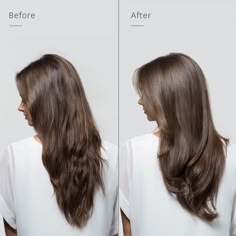 Hair Evolution, Ionic Hair Dryer, Brown Hair Inspo, Braut Make-up, Highlights Brown Hair, Haircuts Straight Hair, Long Layered Hair, Hair Strand, Cut My Hair