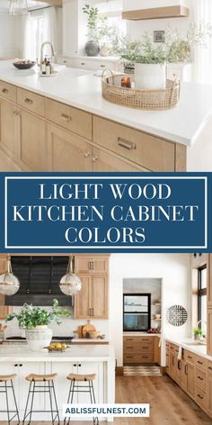 the light wood kitchen cabinet colors are great for any room in the house, and it's easy to use