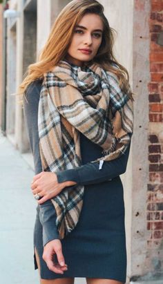 Big Blanket Scarf Three Colors available 1st Picture - White Black 2nd Picture - Khaki 3rd Picture - Beige Square Blanket Scarf, Trendy Blanket, Fall Fashion Accessories, Flannel Scarves, Checkered Scarf, Plaid Blanket Scarf, Plaid Blanket, Oversized Scarf, Brown Plaid