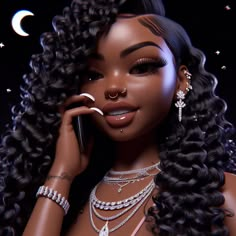 Baddie Cartoon Aesthetic, Cartoon Aesthetic Pfp, Baddie Cartoon Aesthetic Pfp, Cute Imvu Baddies, Black Bratz, Black Bratz Doll, Instagram Cartoon, Black Woman Artwork, Woman Artwork