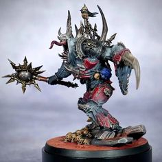 legion painting studio (@legionpaintingstudio) • Photos et vidéos Instagram Chaos Lord 40k, Warhammer 40k Daemon Prince, 40k Possessed, Deamon Prince Warhammer 40k, Deamon Prince, Chaos Possessed Warhammer 40k, Daemon Prince Warhammer, Slaanesh Conversion