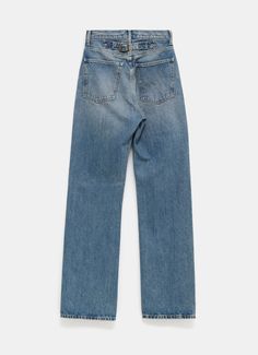 Light blue cotton washed denim jeans by Maison Margiela featuring five-pocket styling, mid-rise and straight leg. Made in Italy. Fits true to size, pick your regular size. Women jeans sizing. Denim Wash, Straight Jeans, Mens Jeans, Denim Jeans, Straight Leg, Light Blue, Women Jeans, Blue