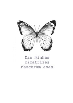 a black and white butterfly with the words des minihas cleatrizes nasocram sas