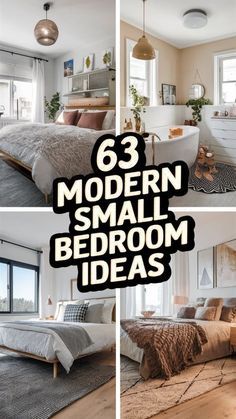 there are pictures of modern small bedroom ideas