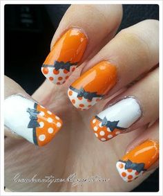 Vols Nails, Clemson Nails, Tennessee Nails, Stickers Walmart, Polka Dot Nail Art Designs, Halloween Nail Art Designs, Dot Nail Art Designs, Nail Appliques