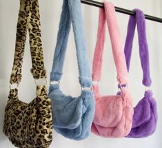 Indie Bag, Fluffy Bags, Fluffy Bag, Tas Bahu, Aesthetic Bags, Bags Aesthetic, Pretty Bags, Cute Purses