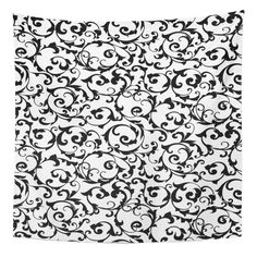 an abstract black and white background with swirls