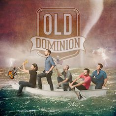 an old dominion movie poster with people in a boat