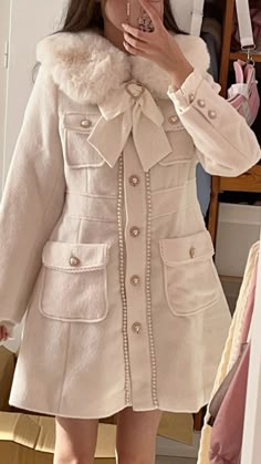 Detail Couture, Jirai Kei, 70s Outfits, Aesthetic Outfit Ideas, Cute Jackets, Basic Outfits, Girly Outfits, Dream Clothes