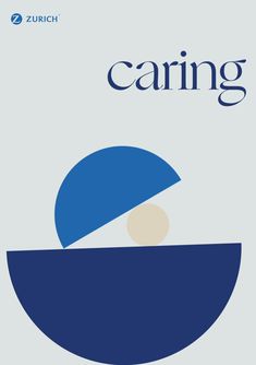 the cover of caring with an image of a blue bowl