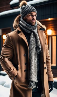 Fall boys fashion Outfits For The Cold, Dark Disney Tattoo, Gentlemen Fashion, Metrosexual Men Fashion, Adventurous Men, Winter Suits, Modern Mens Fashion, Wool Hats, Stylish Man