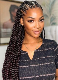 Criss Cross Twist, Twisted Bun, Twist Hairstyle, Braided Cornrow Hairstyles, Braids Hairstyles Pictures, Twist Styles, Twist Braid Hairstyles, Protective Hairstyles Braids, Pretty Braided Hairstyles