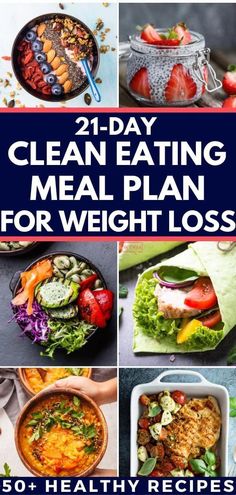 If your goal is to get healthy and lose weight, this 21 day healthy eating meal plan will help you get started today! Clean up your diet Clean Eating Soup, Healthy Eating Meal Plan, Easy Clean Eating Recipes, Best Fat Burning Foods, Clean Eating Meal Plan, Easy Eat, Easy Clean Eating, Ketogenic Diet Meal Plan, Diet Vegetarian