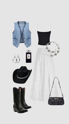 Casual Country Outfits, Cowgirl Style Outfits, Look Boho Chic, Country Style Outfits, Western Wear Outfits, Cute Country Outfits, Looks Country, Rodeo Outfits, Nashville Outfits