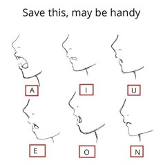 four different faces with the words save this, may be handy written below each face