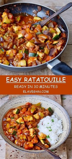 easy ratatoulie ready in 30 minutes